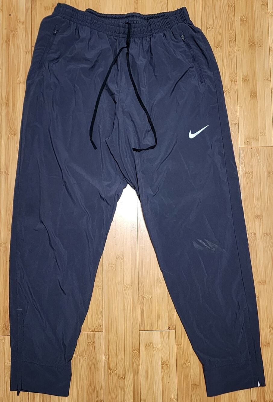 Nike Pants Mens 2XL XXL Gray Tapered Running Training Stretch Track Gym AA1997